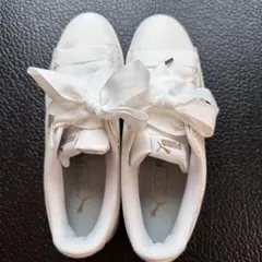 PUMA Basket Heart ホワイト スニーカー