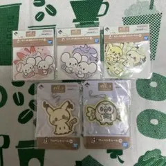 ポケピース　一番くじ　h j賞　チャーム　ステッカー5点セット
