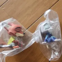 ズートピア 肩乗りフィギュア ニック・ジュディ
