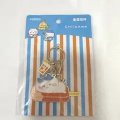 ハチワレ　メタルキーホルダー