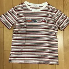 familiar ファミリア 半袖 Tシャツ 140cm 車 ワッペン 日本製