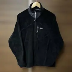 Patagonia ブラック フリースジャケット　R2 USA製　FA01 L