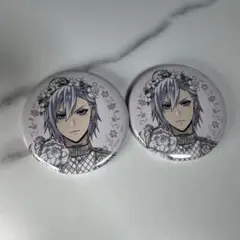 ツイステ展 缶バッジ シルバー