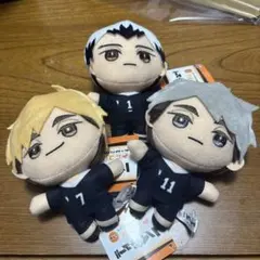 ハイキュー！！みにコレぬいぐるみ 3体セット