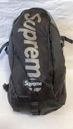 Supreme ブラック リュック・バックパック