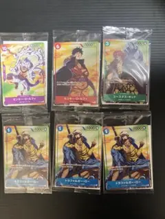 新品 未開封 ワンピースカード セブンイレブン プロモ 7種コンプ