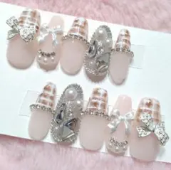 フレンチガーリー ネイルチップ