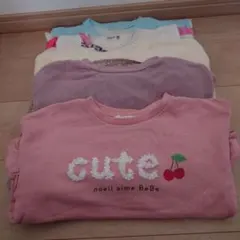 アプレレクール　他　裏毛トレーナー5枚セット　130　女の子