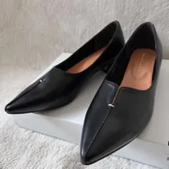 オリエンタルトラフィック　フレアヒールポインテッドトゥパンプス　大きいサイズ