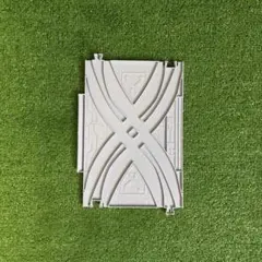 プラレール トミカ つなげレール ライトグレー 洗浄済