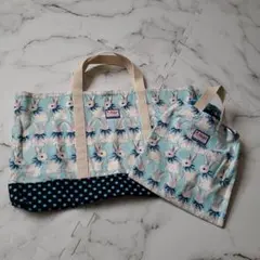 入園入学グッズ　レッスンバック・上靴入れ　ハンドメイド