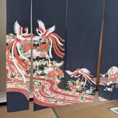 美品 本加賀友禅作家 寺西一紘先生 黒留袖 比翼仕立て フルセット