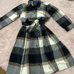 BLUE LABEL CRESTBRIDGE チェック柄シャツワンピース