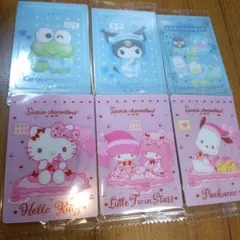 サンリオキャラクターズウエハースオマケカード6枚セット