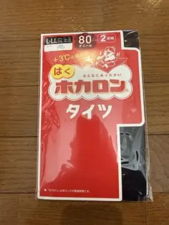 ⭐︎ホカロン タイツ L-LL 2足組　80デニール⭐︎