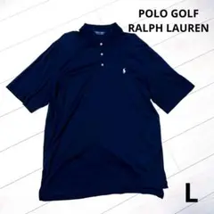 POLO GOLF RALPH LAUREN ネイビー ポロシャツ 刺繍ロゴ