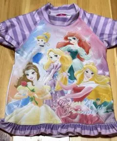 ディズニー　プリンセス　ラッシュガード　半袖タイプ　ディズニープリンセス