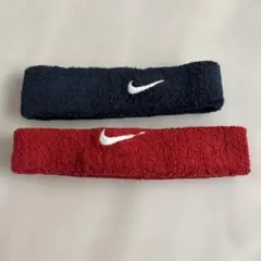 Nike ヘッドバンド 2個セット 赤 紺