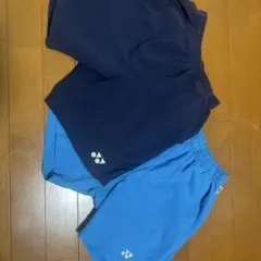 YONEX水色、紺の2色セット　バドミントンパンツ