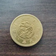 明治13年五圓金貨古銭アンティークコイン記念硬貨コレクション旧貨幣