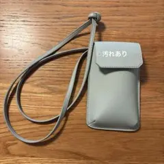 スマホショルダーバッグ 薄緑