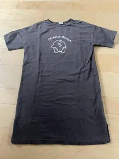 チャーリー・ブラウン Tシャツ チャコールグレー