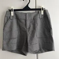 値下げ❗️コムサモデルズ　千鳥格子　ショートパンツ　ゴルフ