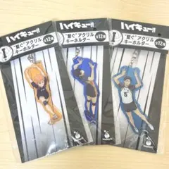 ハイキュー!! 日向 影山 赤葦 アクリルキーホルダー 3種セット 一番くじ