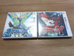 新品未開封未使用)ポケットモンスター X Y2本セット 3DSソフト - メルカリ