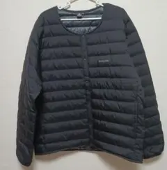 2915【未使用級】montbellスペリオダウンラウンドネックジャケットXL黒