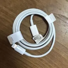 未使用！純正　Apple Lightningケーブル ホワイト