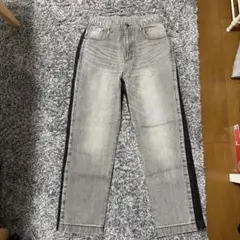 デニムパンツ グレー