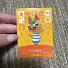 どうぶつの森 amiiboカード ヒャクパー 244