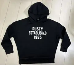 RUSTY パーカー　ブラック　ラスティ　ゴルフのサムネイル