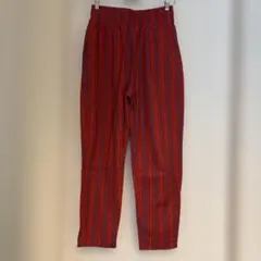 マーキーズ BIGFIELD赤青のストライプ カジュアルパンツ 160