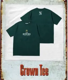 Lサイズ　THE BONEZ CROWN tee グリーン
