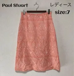 Paul Stuart ポールスチュアート スカート ピンク 7