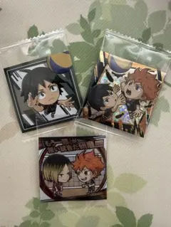 ハイキュー!! ゴミ捨て場の決戦　ウエハース　ステッカー 3枚セット