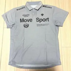 DESCENTE Move Sport ポロシャツ グレーM1401番