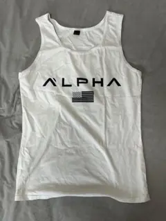 ALPHA タンクトップ L ホワイト