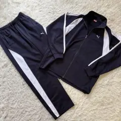 ✨美品/M相当✨プーマ　ジャージ　セットアップ　刺繍　デカロゴ　ビッグシルエット