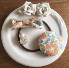 ママとお揃いリバティ☆ Betsy みかん