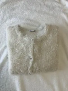 シャイニークルーネックカーディガン