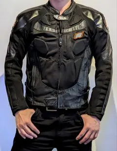 ベイツ BATES パテッド2WAYパンチングレザージャケット XL インナー欠 ベイツ BATES パテッド2WAYパンチングレザージャケット XL インナー欠
