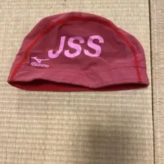 Mizuno 赤 JSS水泳キャップ M