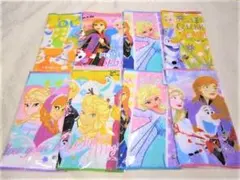 A アナと雪の女王 ミニタオル ハンカチ8枚組 A*新柄*アナ雪