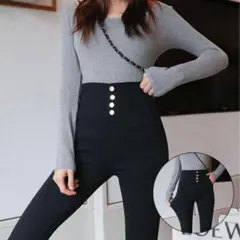 新品未使用♡ブラックレギンス レギパン ハイウエスト