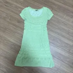 PROPORTION BODY DRESSING 半袖レース編みワンピース