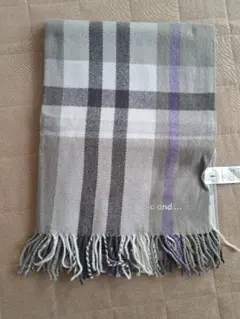 新品未使用　niko and ... チェック柄ストール