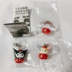サンリオキャラクターズ　いちごめじるしアクセサリー　ガチャ　3個